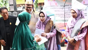 Bupati Deli Serdang di dampingi Wakil Bupati Gelar Pasar Murah di Kec Bangun Purba