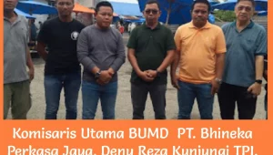 Komisaris Utama BUMD PT. Bhineka Perkasa Jaya, Deny Reza Kunjungi TPI. Pantai Labu bersama Investor Rencana Akan Bangun Ini