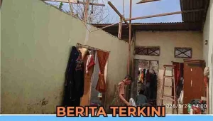 Angin Puting Beliung Terjang Permukiman di Deli Serdang, 3 (tiga) Rumah Rusak
