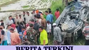 Tabrakan Maut di Deli Serdang : “Xenia Vs Kereta Api”, 2 (dua) Orang Tewas Seketika
