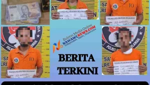 4 (empat) Pelaku Narkoba Termasuk Remaja 13 Tahun Diamankan Satres Narkoba Polres Pelabuhan Belawan