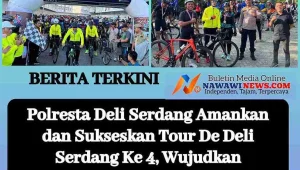 Polresta Deli Serdang Amankan dan Sukseskan Tour De Deli Serdang Ke 4, Komitmen Polri Wujudkan Kamtibmas Kondusif