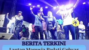 Lautan Manusia Padati Gebyar Konser HUT ke-79 Deli Serdang, Bupati Nyanyi Bareng Tipe-X