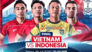Vietnam Taklukkan Indonesia di Final, Garuda Muda Gagal Juara Piala AFF U-23 2025