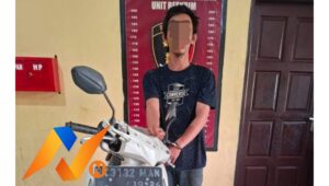 Polsek Tanjung Morawa Ringkus Pelaku Curanmor, Barang Bukti Diamankan