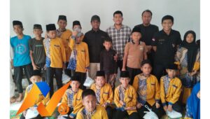 Santuni anak yatim piatu Ketua 234 SC dan Relawan Bonar Octo Simangunsong ,S.H bersama Henry Pakpahan ,S.H berbagi kasih