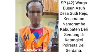 Dikibusi, Penjual Sabu di Namorambe Masuk Kerangkeng Polresta Deli Serdang