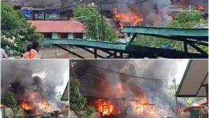 Korsleting Listrik Picu Kebakaran 22 Rumah Dinas TNI AD di Jayapura Selatan