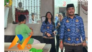 Petugas LAPAS Binjai Kontrol Langsung Penyaluran Makanan kepada Warga Binaan