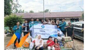 Dipandu Dekan Junaidi Lubis, SH,. MH, Mahasiswa Universitas Battuta Peduli Bencana Alam Sumatera Dan Aceh