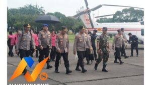 Kapolri Tinjau Bencana Aceh Tamiang, Polda Sumut Amankan Pergerakan di Lanud Soewondo