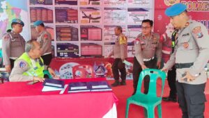 Sie Propam Polresta Deli Serdang Lakukan Pengecekan Personel di Pos Pengamanan Dan Terpadu Ops Lilin Toba 2025