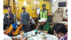 Koramil 05/Bk Kodim 0204/DS Lakukan Giat Patroli Di Wilkum Batang Kuis