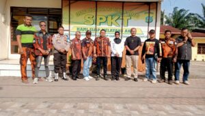 Pemuda Pancasila Hamparan Perak Silaturahmi ke Kapolsek Binjai, Tegaskan Komitmen Jaga Kamtibmas