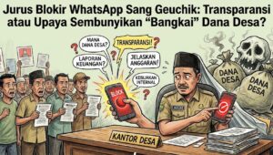 Jurus Blokir WhatsApp Sang Geuchik: Transparansi atau Upaya Sembunyikan 'Bangkai' Dana Desa?