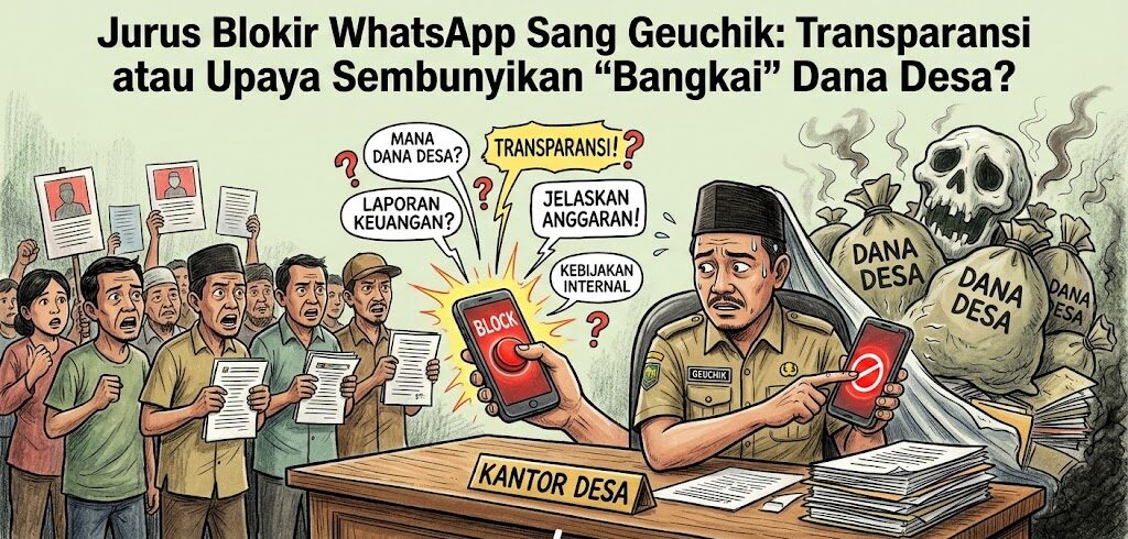 Jurus Blokir WhatsApp Sang Geuchik: Transparansi atau Upaya Sembunyikan 'Bangkai' Dana Desa?