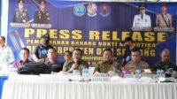 Bupati Bersama Forkopimda Musnahkan Sabu Tangkapan BNNK Deli Serdang