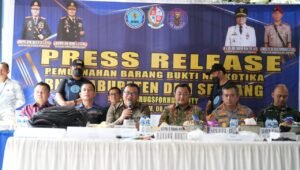 Bupati Bersama Forkopimda Musnahkan Sabu Tangkapan BNNK Deli Serdang