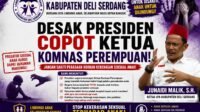 LPA Deli Serdang Desak Presiden Copot Ketua Komnas Perempuan : Jangan Sakiti Perasaan Korban Kekerasan Seksual Anak