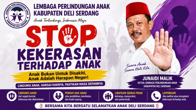Hak Pendidikan Anak Tidak Boleh Terhambat Persoalan Data, LPA Deli Serdang Minta Kemensos Lakukan Langkah Korektif