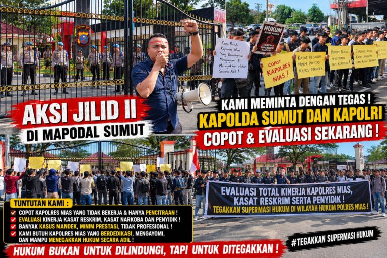 DPPPN Siap Gelar Aksi Jilid II di Mapolda Sumut, Desak Evaluasi Kinerja Polres Nias dan Penuntasan Berbagai Kasus Krusia