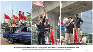 Aksi Damai GMN Nusantara: Kasus Agnes Jance Zebua Direspons Mabes Polri dan DPR