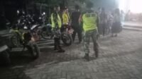 Patroli Malam Koramil 05/Batang Kuis, Sertu Mahadi Pimpin Pemantauan Kamtibmas di Wilayah Batang Kuis