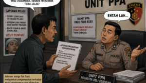 Unit PPA Polresta Deli Serdang Diduga ‘main mata’ Dengan Terlapor