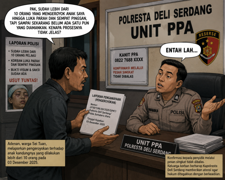 Unit PPA Polresta Deli Serdang Diduga ‘main mata’ Dengan Terlapor