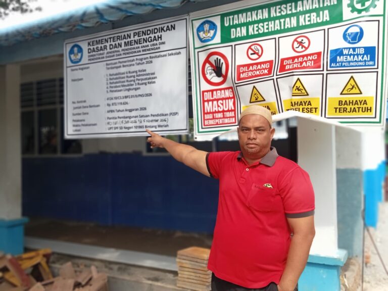 GRPK Soroti Dugaan Penyimpangan Revitalisasi SDN 101865 Batang Kuis Rp872 Juta, Siap Laporkan ke APH