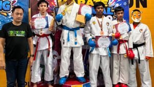 Justiar Noer Lumban Gaol Raih Juara 1 Kejuaraan Karate Festival Shokaido se-Sumatera Utara