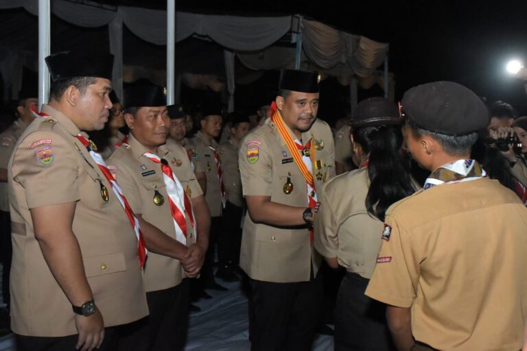 Bermalam Bersama Kontingen Jamdasu XI, Wabup Dorong Pramuka Jadi Generasi Membanggakan Deli Serdang