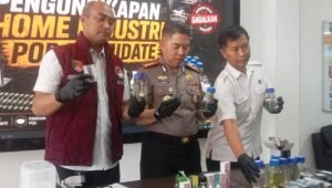 Polda Sumut: Bahan Baku Home Industry Vape Getar di Sunggal Berasal dari Kamboja