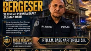 Tiga Kapolsek Polresta Deli Serdang Bergeser, Sejumlah Perwira Dapat Jabatan Baru