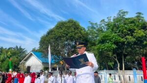 Upacara HUT RI ke-81 di Batang Kuis Berlangsung Khidmat, Aman dan Kondusif