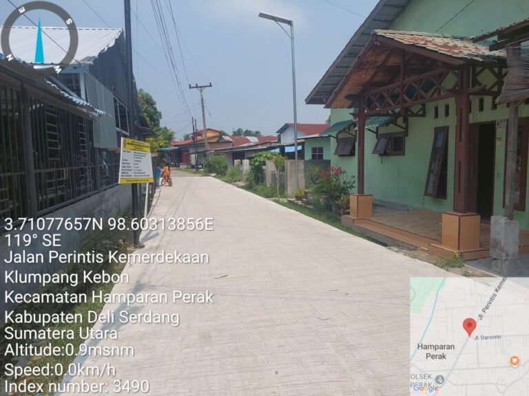 Kontrak Perbaikan Jalan Darsono Hamparan Perak Masih Berjalan, Tak Benar Mangkrak