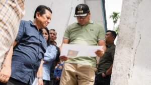 Bupati Tinjau Rencana Pembangunan Kantor Damkar dan BPBD Sibolangit