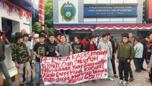 Unjuk Rasa Dugaan Korupsi Diskominfo Sumut Diwarnai Aksi Pejabat Berjoget, FKKSU Layangkan Protes