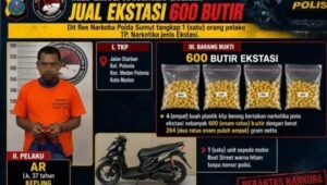 Gawat! Oknum Kepling di Medan Polonia Edarkan Ekstasi