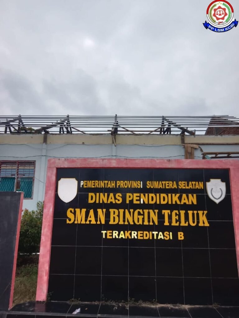 LSM KCBI MURATARA: Proyek Miliaran SMAN Bingin Teluk Diduga Tipu Negara, Spek Diubah Sepihak