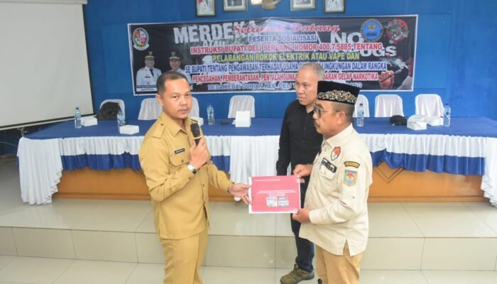 Bupati Deli Serdang Dorong Pembentukan Relawan Antinarkoba hingga Tingkat Dusun