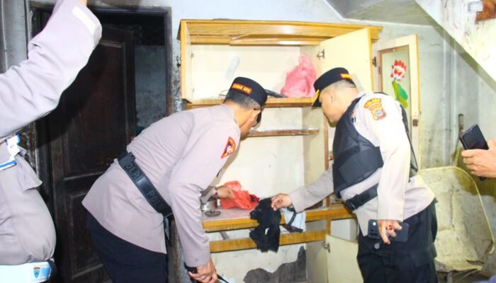 Polres Tebing Tinggi Bersama BNNK Amankan Empat Pria dalam Operasi Sarang Narkoba