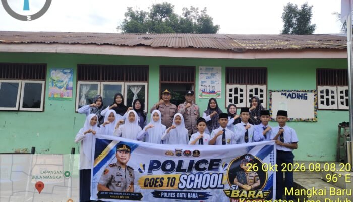 Polres Batu Bara Gelar Police Go To School Serentak di Sekolah, Edukasi Pelajar tentang Bahaya Narkoba dan Kenakalan Remaja